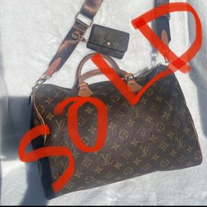 LOUIS VUITTON Monogram Speedy 35 Handbag / bandouliere